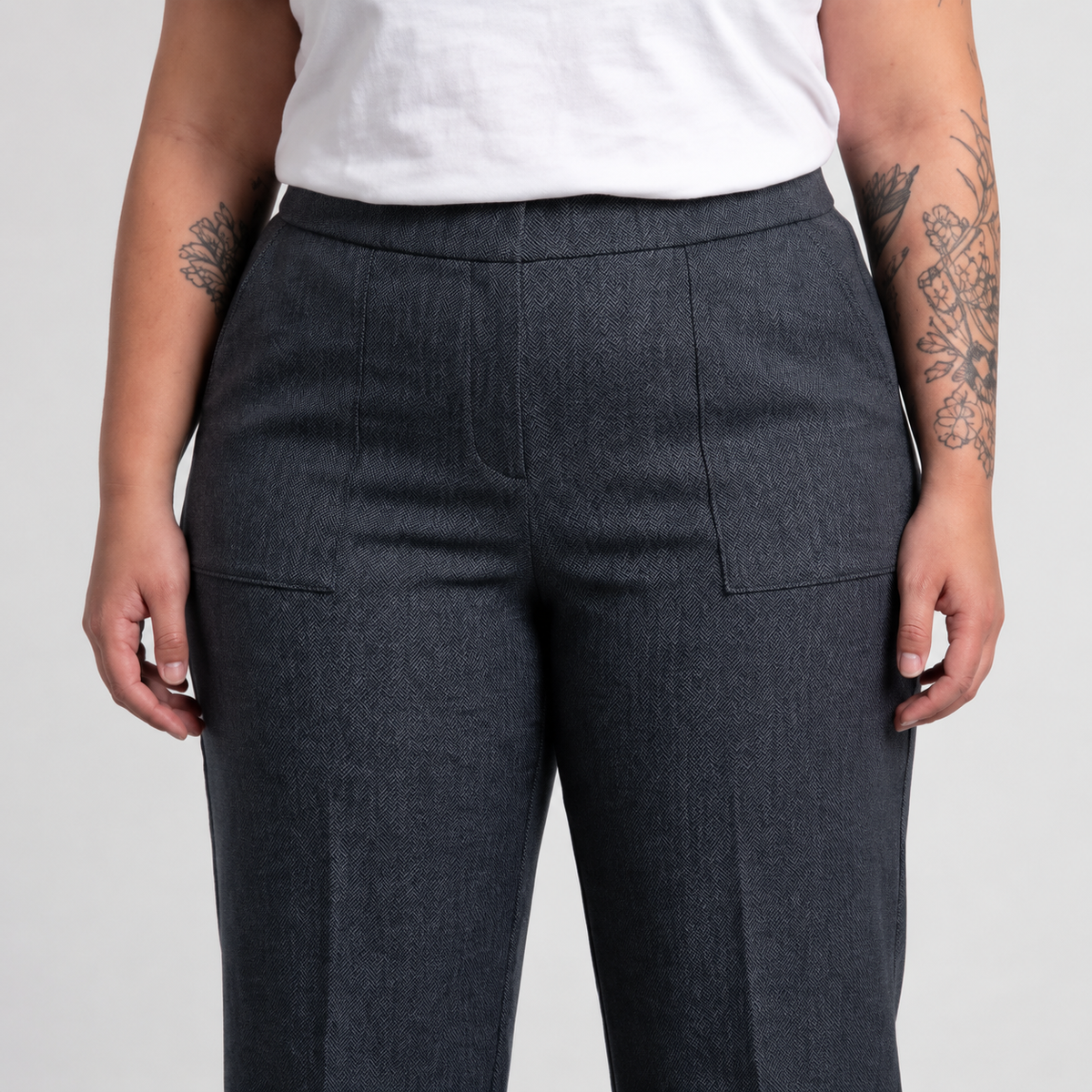 Pantalón mujer talla grande gris oscuro Mondetta XL