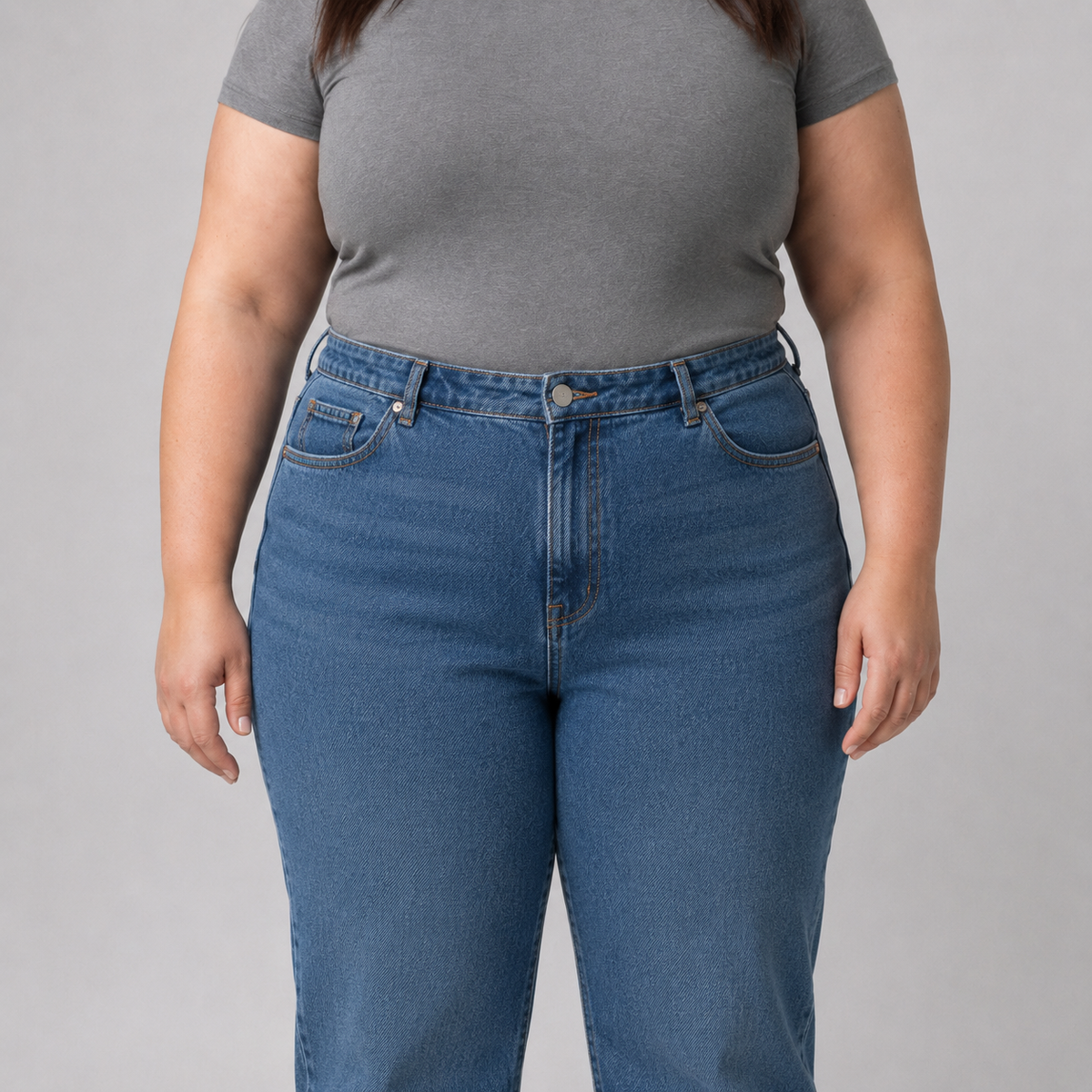 Jeans Old Navy mujer recto tiro alto talla grande