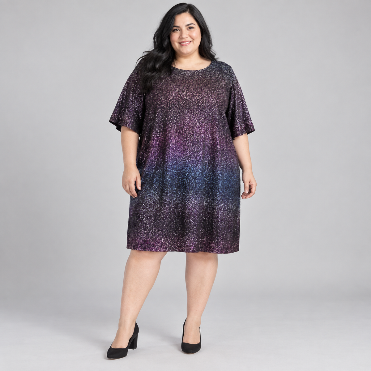 vestido Lanebryant brillos fiesta 2XL