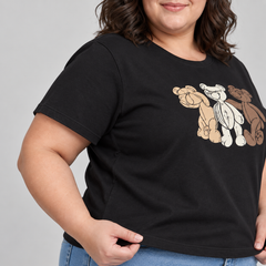 Polera estampada mujer Moda Brasil talla grande