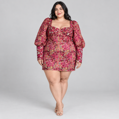 Vestido Corto tejido en Hilo Le Victoria XL
