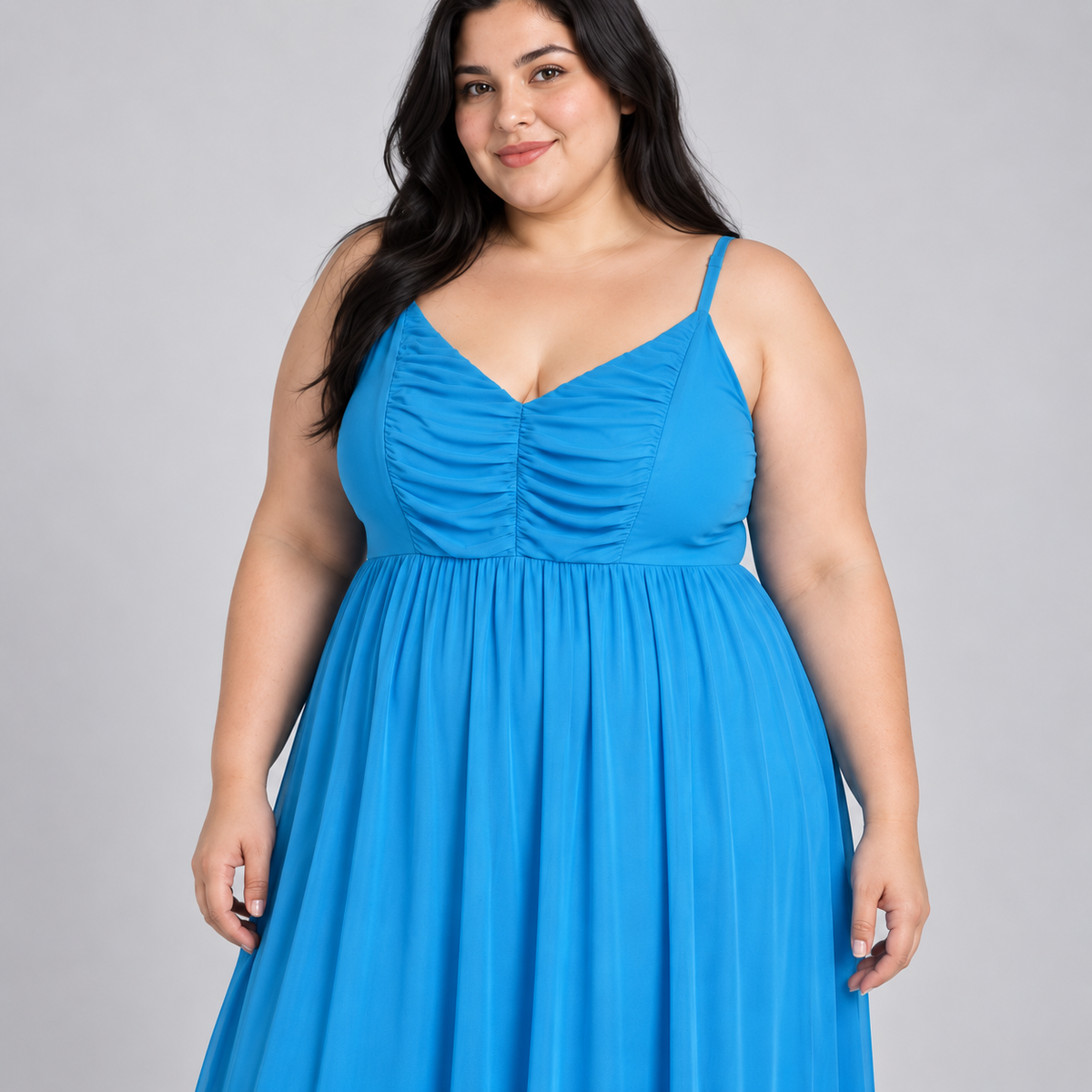 vestido coral de presentacion torrid 2XL