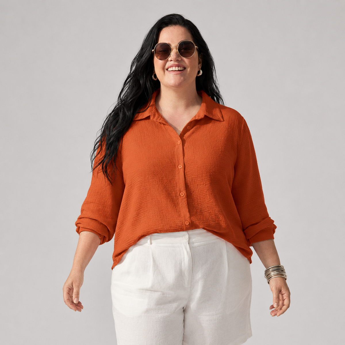Blusa mujer talla grande Moda Brasil
