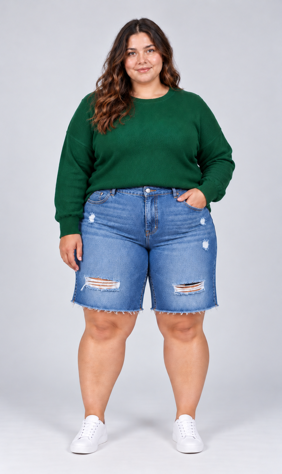 Short Universal Thread mezclilla desflecado – talla 2XL