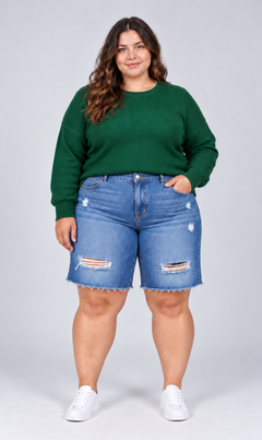 Short Universal Thread mezclilla desflecado – talla 2XL
