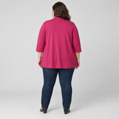Tapadito fucsia mujer talla grande Catherines 4XL