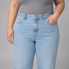 Jeans Old Navy mujer recto tiro alto talla grande