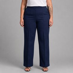 Pantalón mujer talla grande azul Mondetta XL elasticado forrado