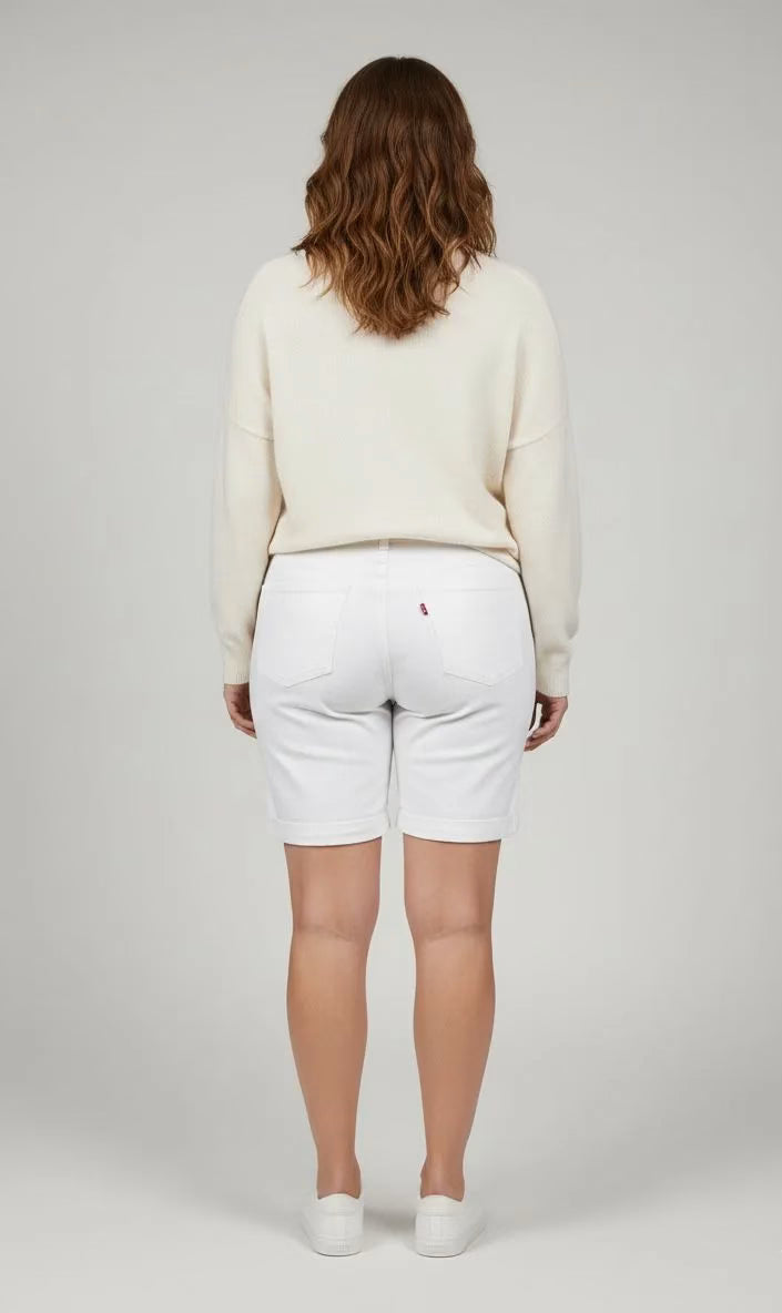 Short Levi’s Blanco Elasticado Talla grande