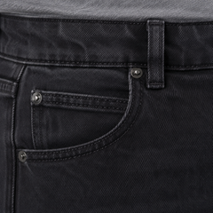 Jeans wide leg negro mujer talla grande confección nacional
