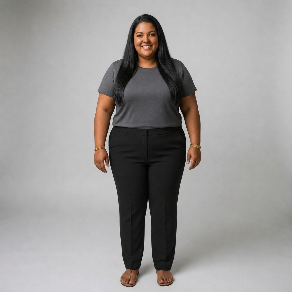 Pantalón negro de vestir mujer marca Alfani talla XL