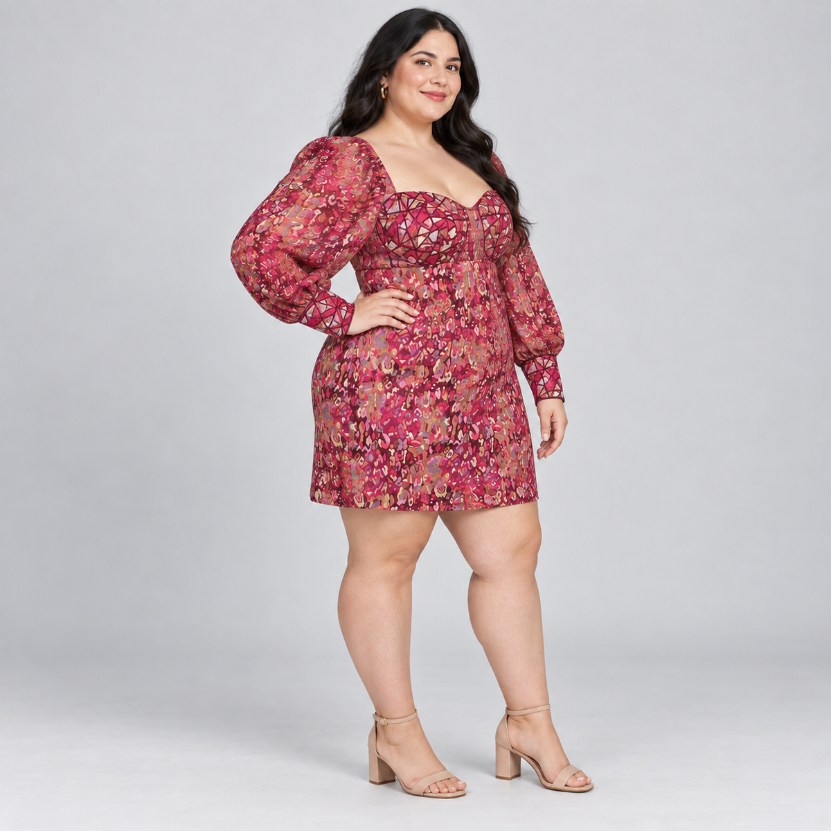 Vestido Corto tejido en Hilo Le Victoria XL