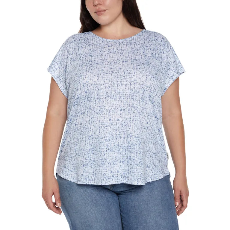 Blusa Orvis de calce suelto para mujer talla grande
