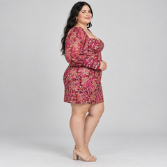Vestido Corto tejido en Hilo Le Victoria XL