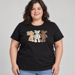 Polera estampada mujer Moda Brasil talla grande
