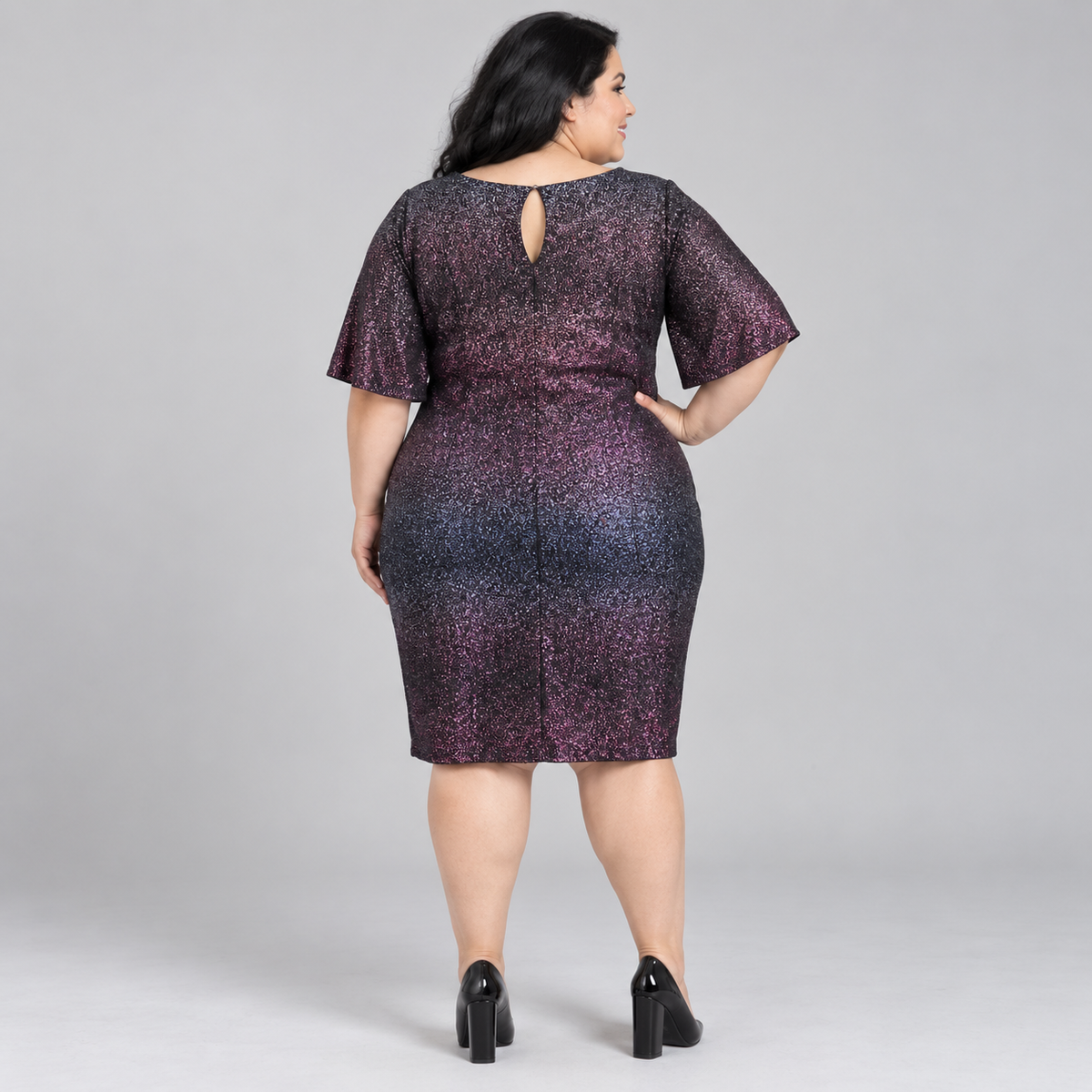 vestido Lanebryant brillos fiesta 2XL
