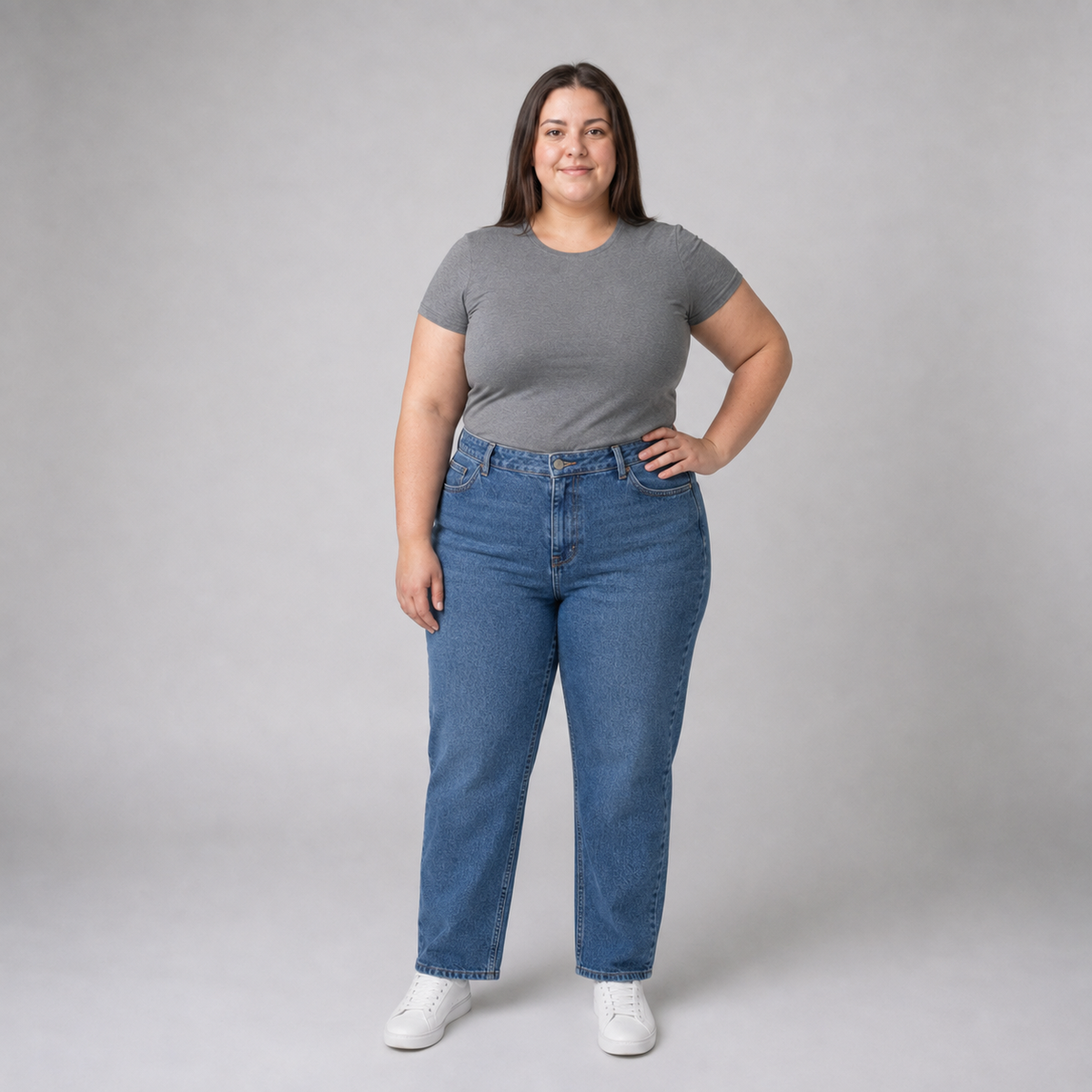 Jeans Old Navy mujer recto tiro alto talla grande