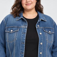 Chaqueta de mezclilla mujer talla grande GAP XL