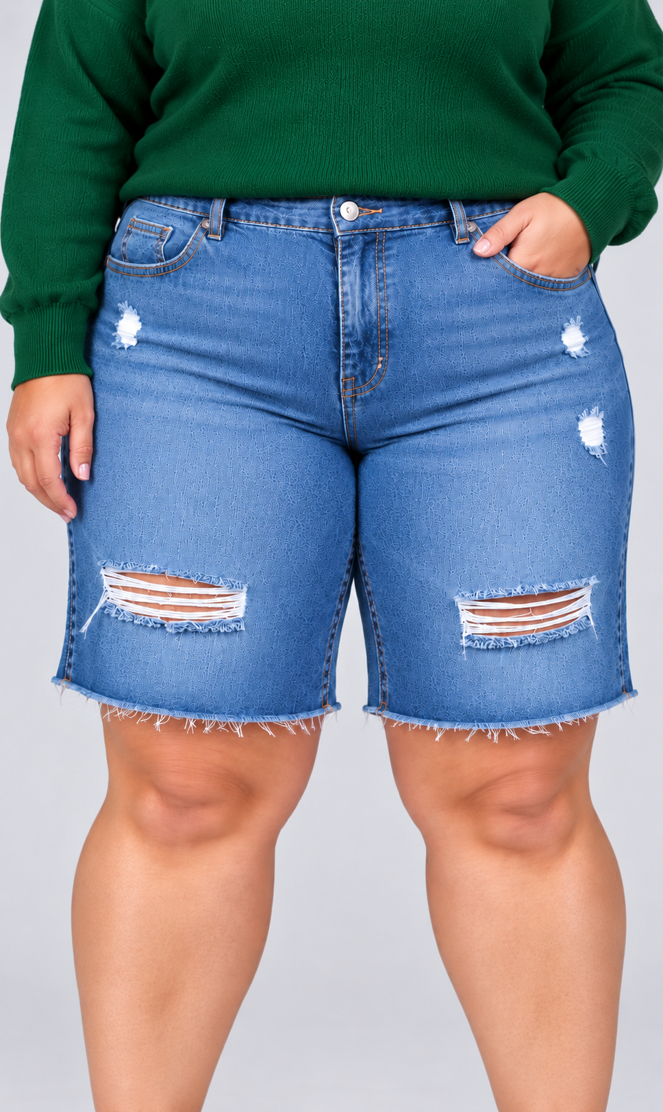 Short Universal Thread mezclilla desflecado – talla 2XL