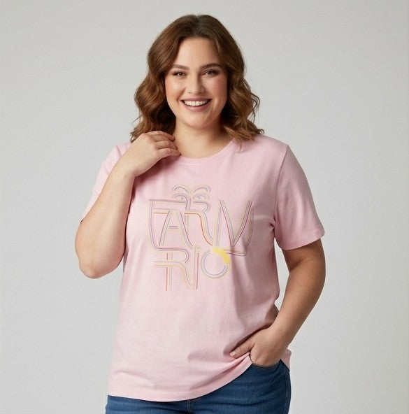 Polera mujer Moda Brasil talla grande varios colores