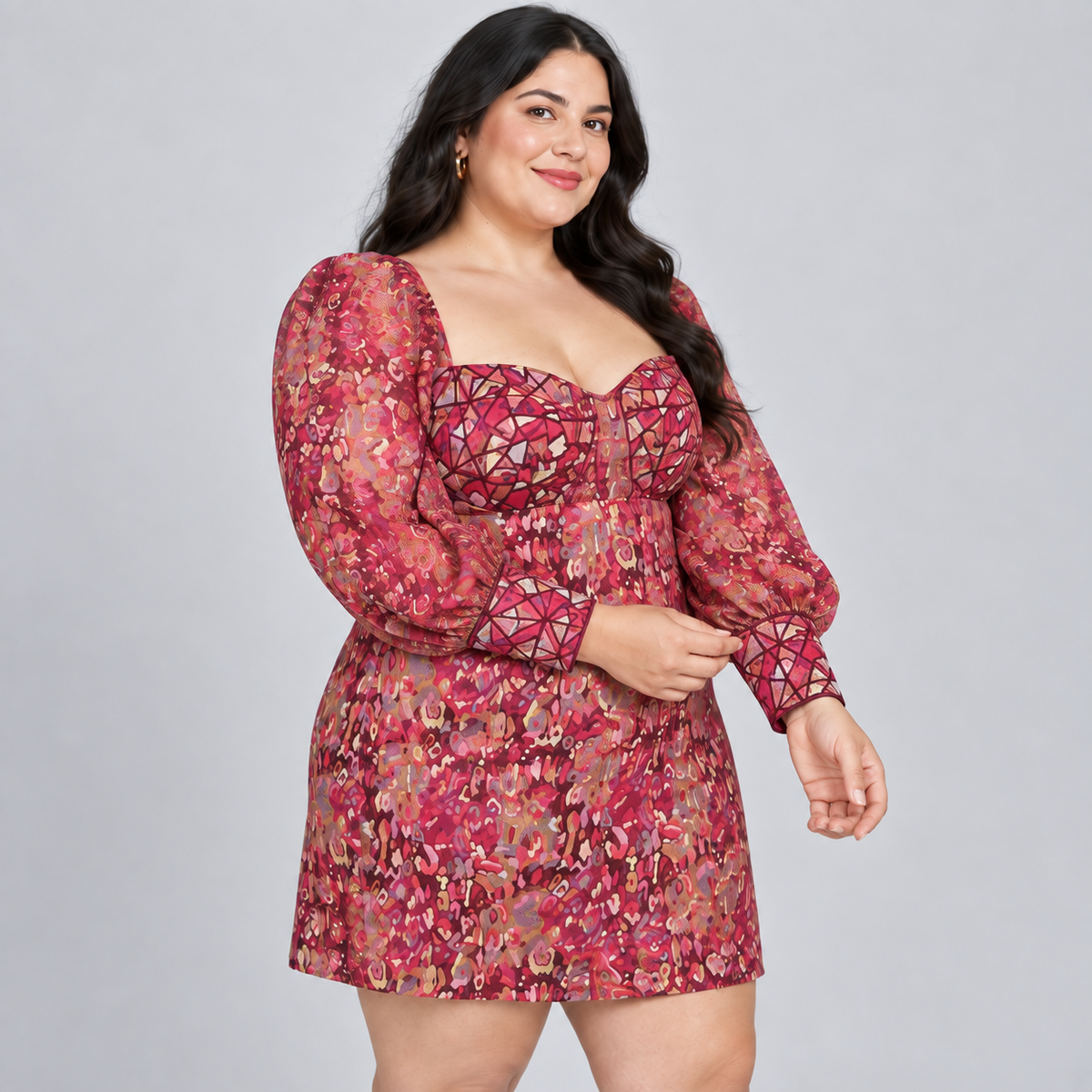 Vestido Corto tejido en Hilo Le Victoria XL