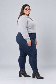 Sweater gris perla mujer Express talla grande