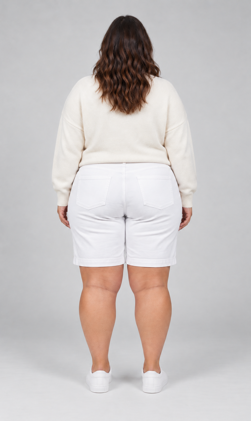 Short Levi’s blanco elasticado talla grande