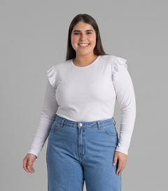 Blusa manga vuelitos invierno mujer talla grande confección nacional