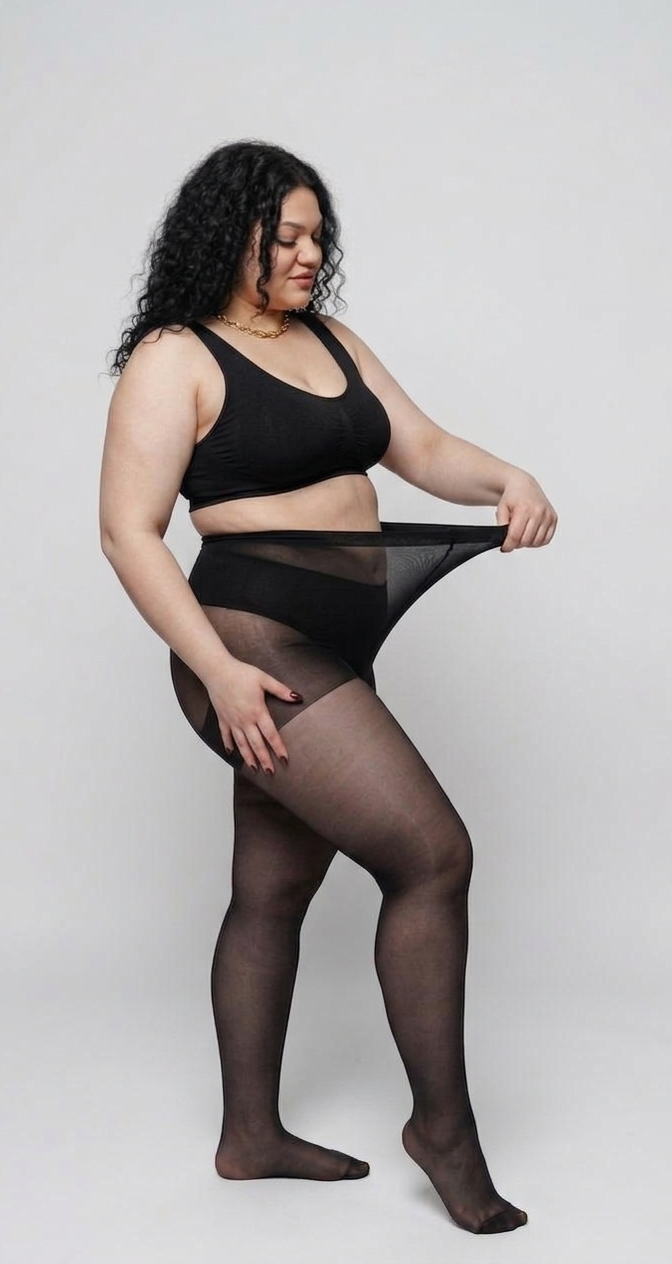 Pantys mujer talla grande variedad de colores 200 denieres