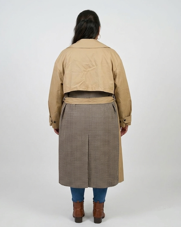 Trench mujer talla grande beige ASOS Design 4XL elegante