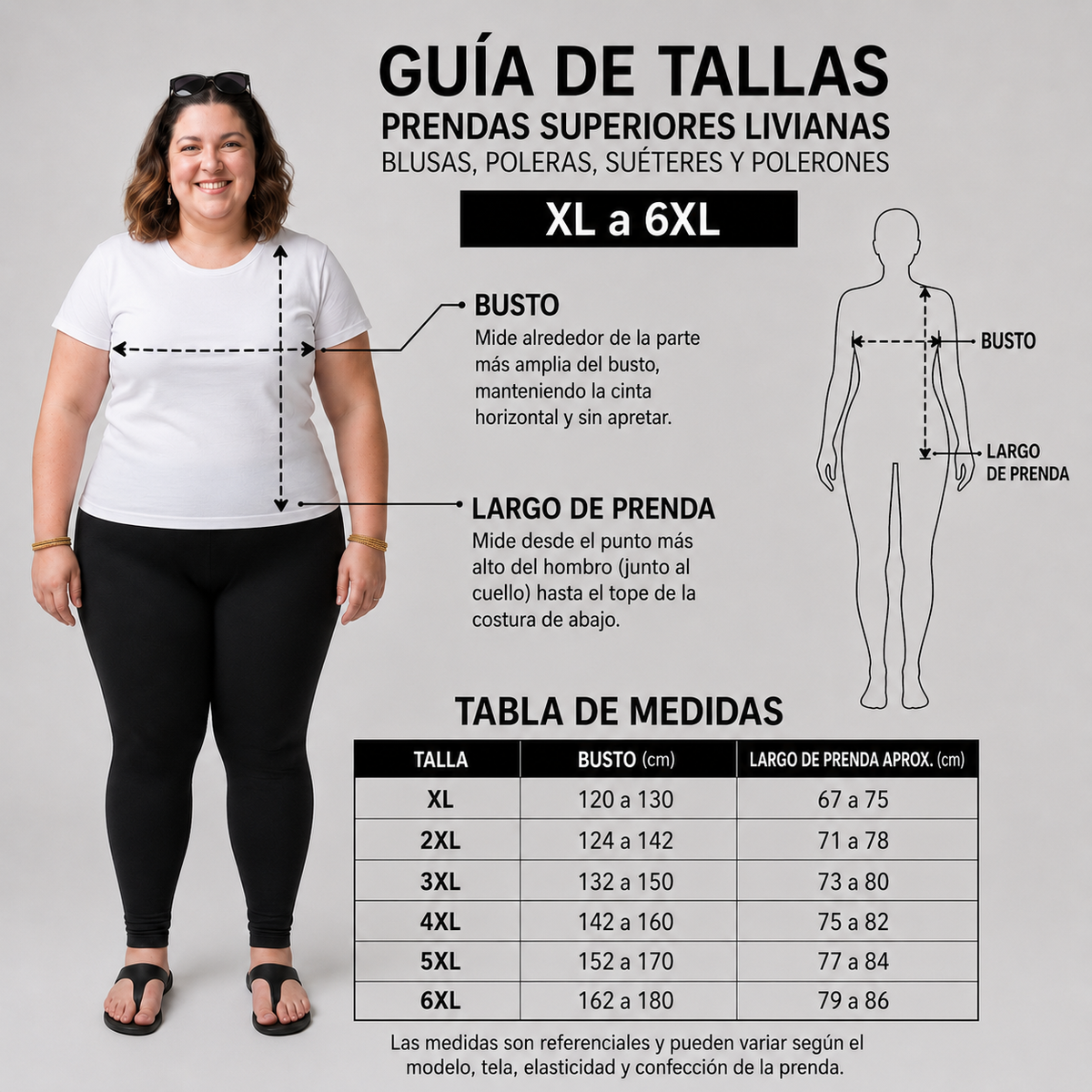 Guía de tallas