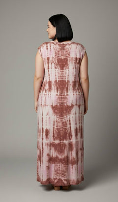 Vestido tie dye rosa mujer talla grande Universal Thread 2XL