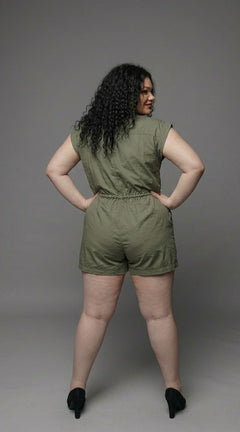 Enterito mujer talla grande verde Celebrity Pink 2XL a 3XL