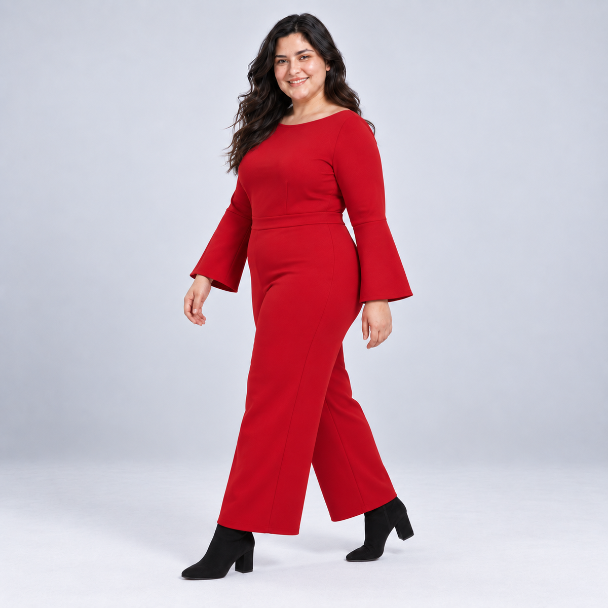 Enterito mujer talla grande rojo Adrianna Papell elegante