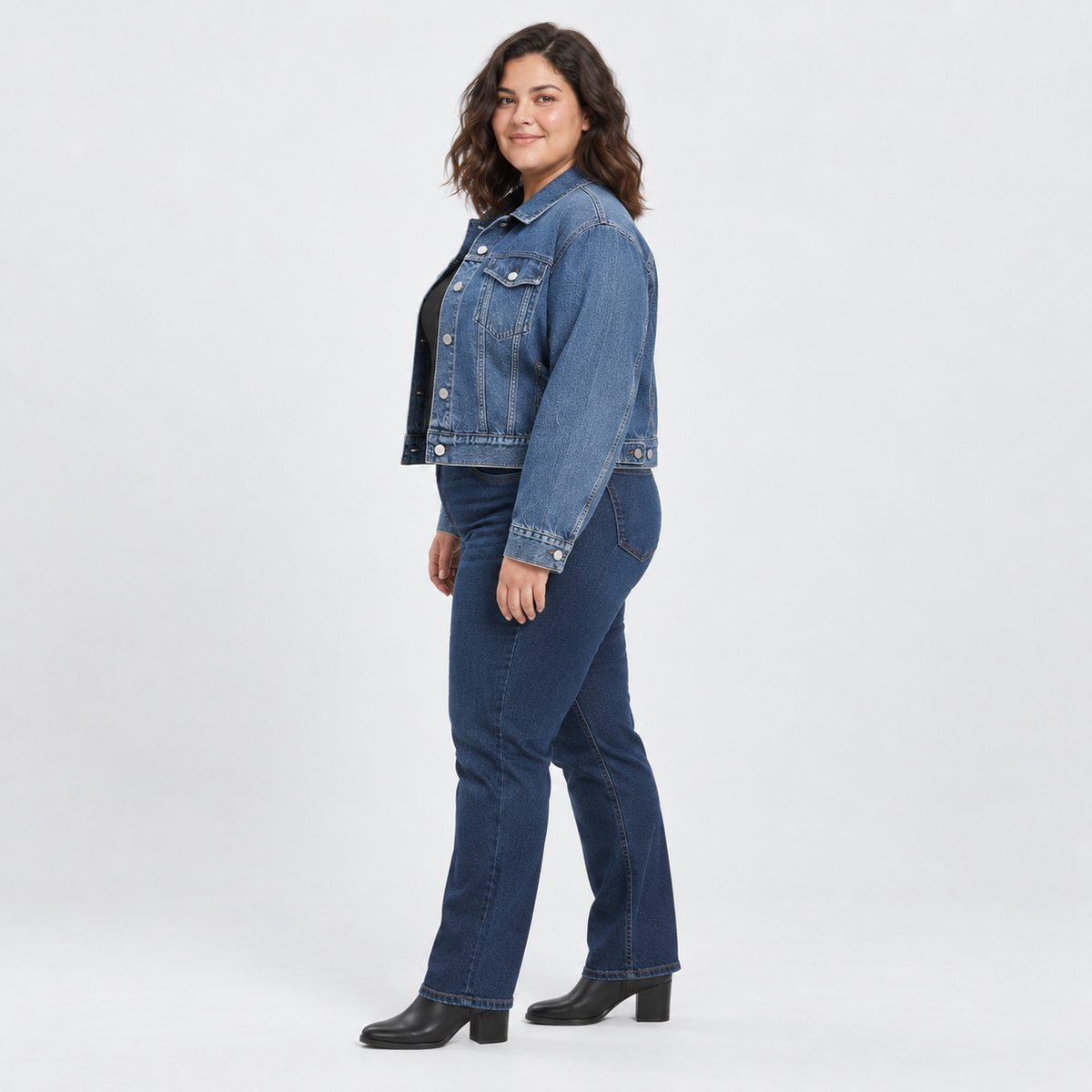 Chaqueta de mezclilla mujer talla grande GAP XL