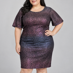 vestido Lanebryant brillos fiesta 2XL