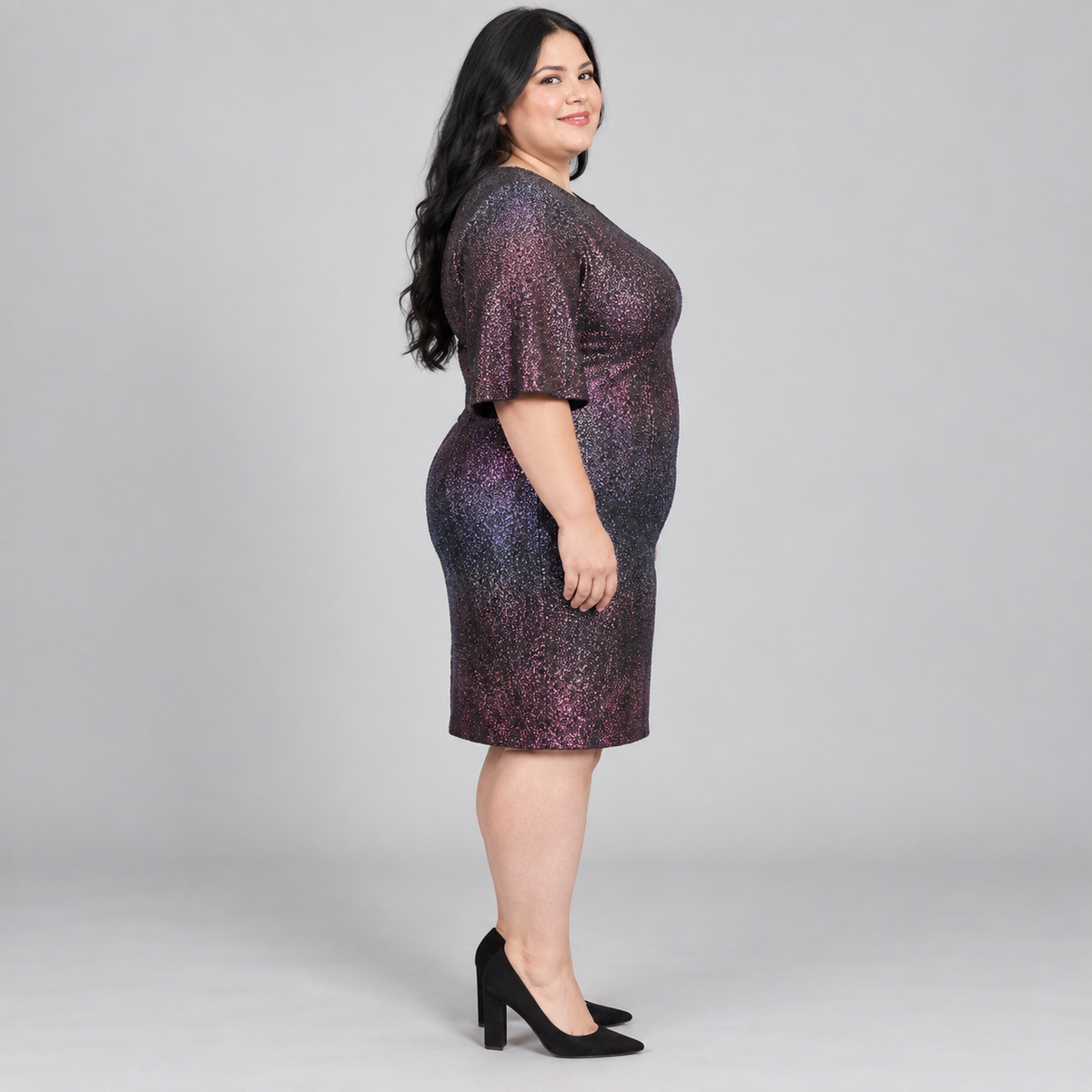vestido Lanebryant brillos fiesta 2XL