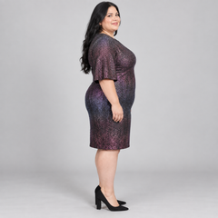 vestido Lanebryant brillos fiesta 2XL