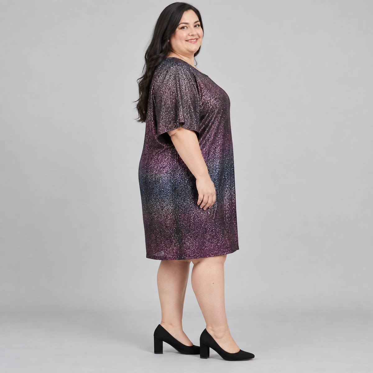 vestido Lanebryant brillos fiesta 2XL
