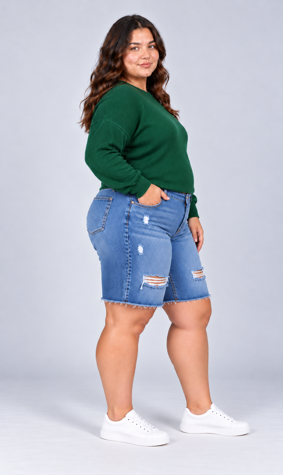 Short Universal Thread mezclilla desflecado – talla 2XL