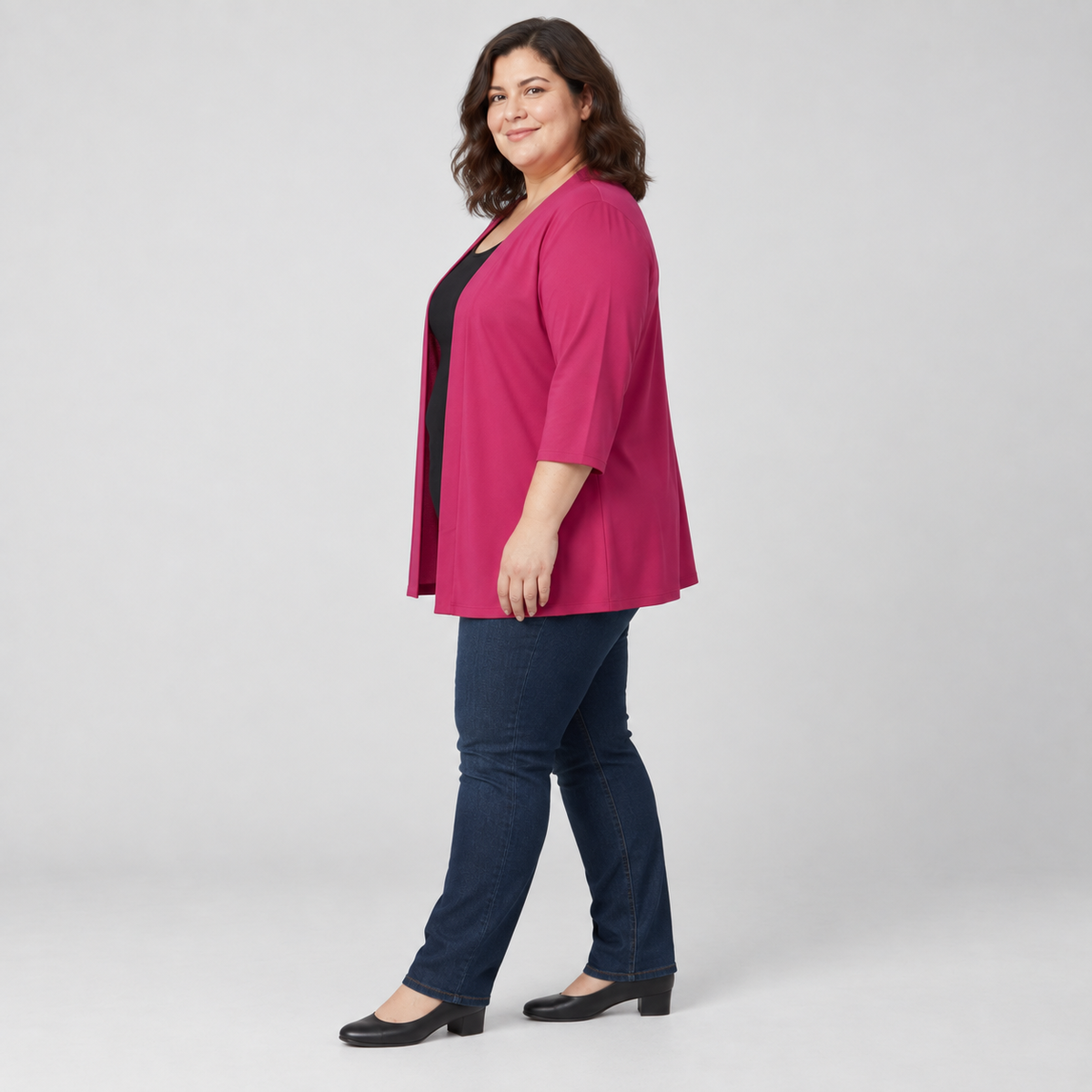 Tapadito fucsia mujer talla grande Catherines 4XL