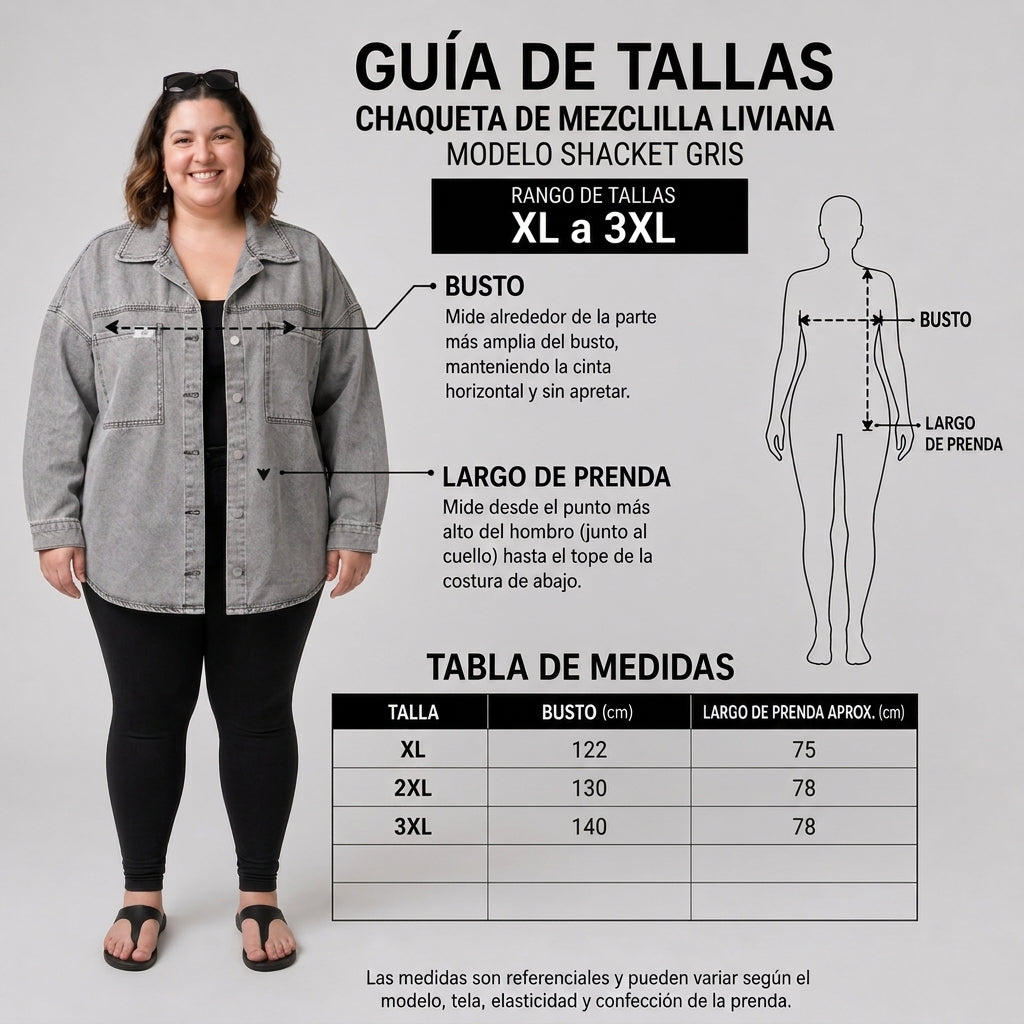 Guía de tallas