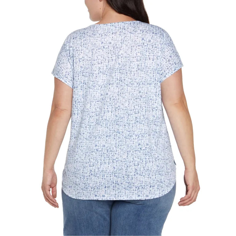 Blusa Orvis de calce suelto para mujer talla grande