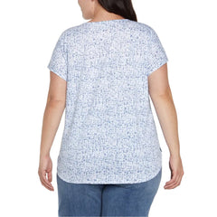 Blusa Orvis de calce suelto para mujer talla grande