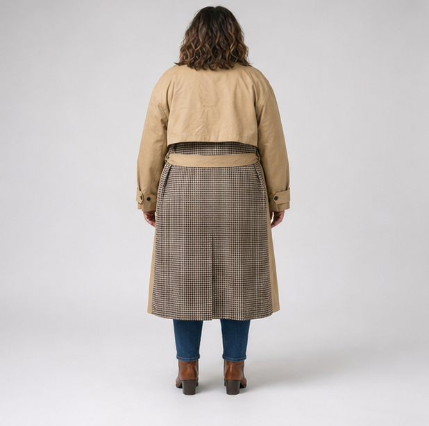 Trench mujer talla grande beige ASOS Design 4XL elegante