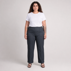 Pantalón mujer talla grande gris oscuro Mondetta XL