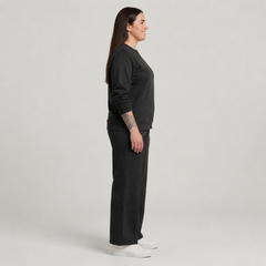 Conjunto polerón y palazzo mujer talla grande confección nacional