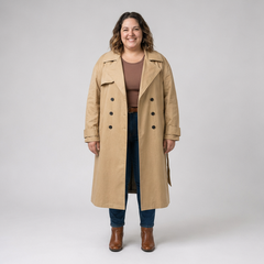 Trench mujer talla grande beige ASOS Design 4XL elegante