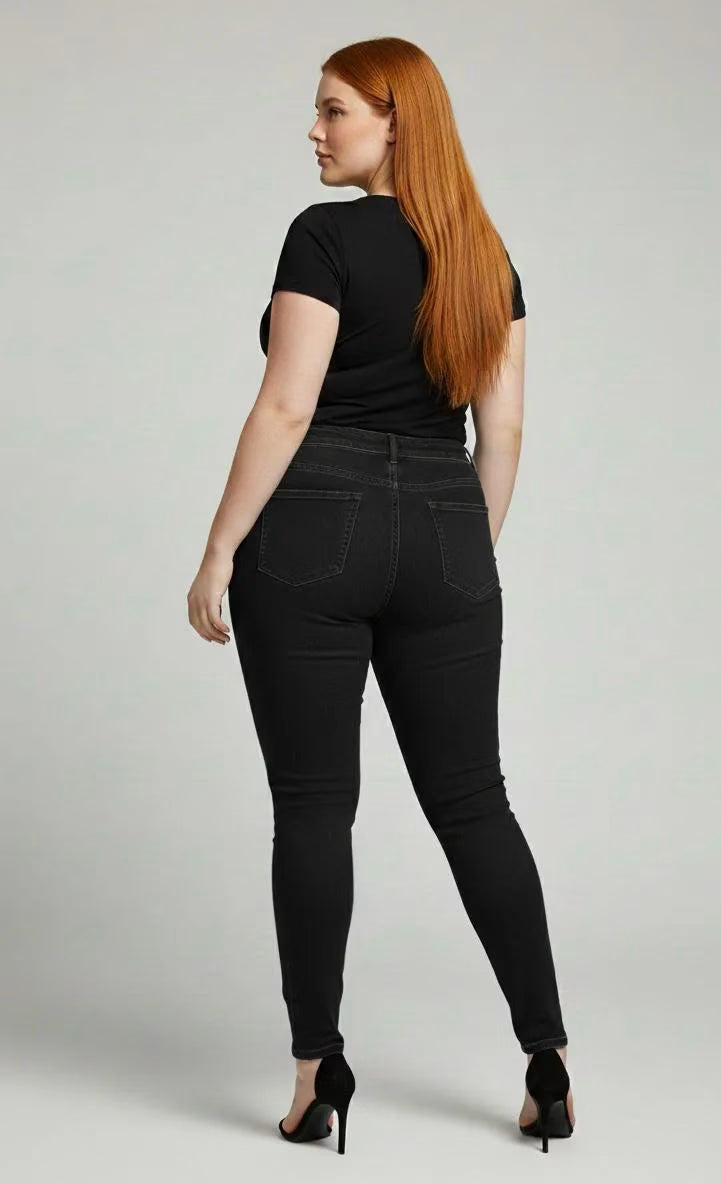 Jeans con faja by brasil mujer talla grande Superlipo