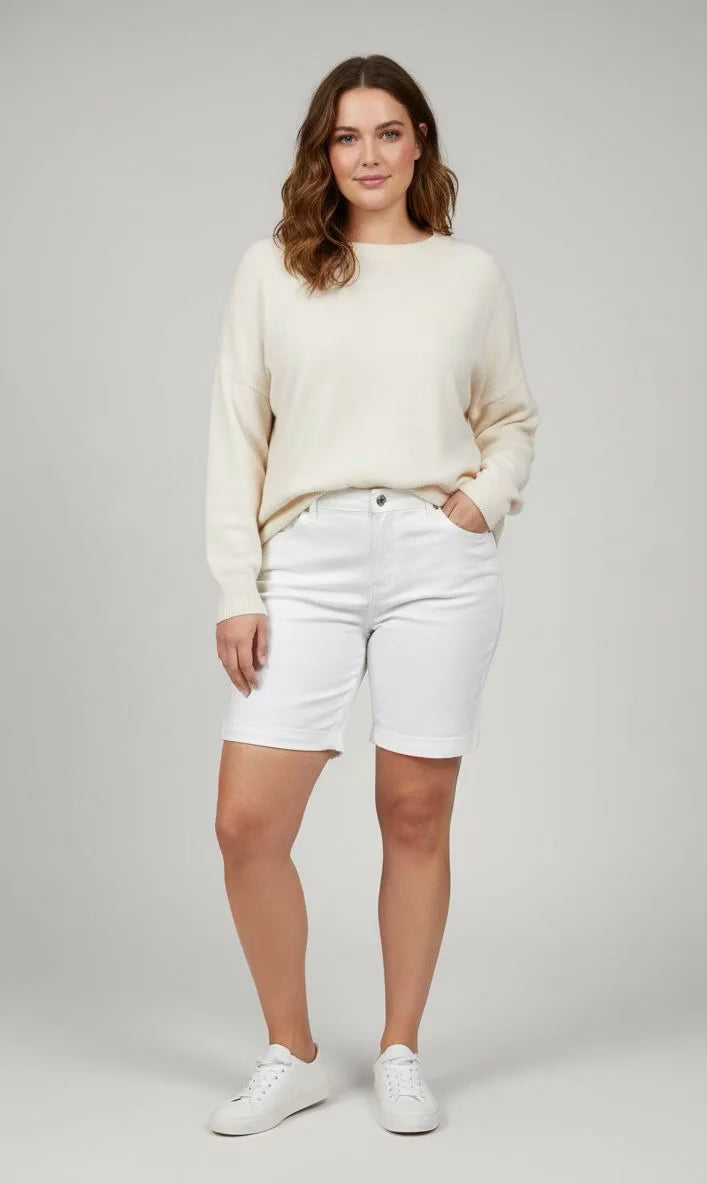 Short Levi’s Blanco Elasticado Talla grande